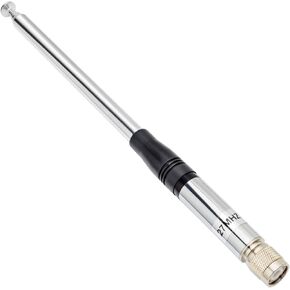 27MHz TNC Antenna Telescopic 9-51inch Rod for Two Way Radio Long Range Compatible with Randy-3 Walkie Talkie for Adult