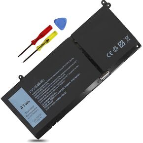41WH Type G91J0 Battery for Dell Inspiron 14 5410 5415 5418 5420 15 3510 3520 3521 16 7620 2-in-1 Series Latitude 3445 5430 Chromebook, Vostro 13 5310 15 3511 3515, Fits for FH3K2 0VKYJX 0XDY9K 927N5