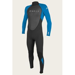 O'Neill Men's Reactor-2 3/2mm Back Zip Full Wetsuit, Black/Black, M