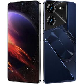 هاتف ذكي Pova5 Pro غير مقفل، 8 جيجابايت + 256 جيجابايت هاتف خلوي غير مقفل بالكامل لنظام Android 13، شاشة LCD 6.82 بوصة هاتف أندرويد غير مقفل، 6800 مللي أمبير، كاميرا 50 ميجابكسل، ثنائي الشريحة، نظام تحديد المواقع (أسود)