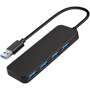 USB Hub,USB Splitter,USB 4-Port Extender Multiport USB Adapter,USB 3.0 Hub,4-Port USB Hub USB Splitter USB Expander for Laptop, Xbox, Flash Drive, HDD, Console, Printer, Camera,Keyborad, Mouse