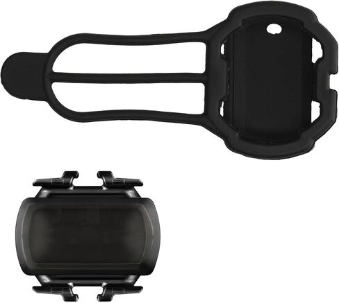 kwmobile Bike Speed Indicator Case Compatible with Garmin Cadence/Bryton/Magene/iGPSPORT Cadence Case - Cadence Cover for Bicycle - Water Resistant Silicone - Black in Saudi Arabia