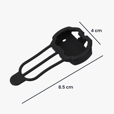kwmobile Bike Speed Indicator Case Compatible with Garmin Cadence/Bryton/Magene/iGPSPORT Cadence Case - Cadence Cover for Bicycle - Water Resistant Silicone - Black in Saudi Arabia