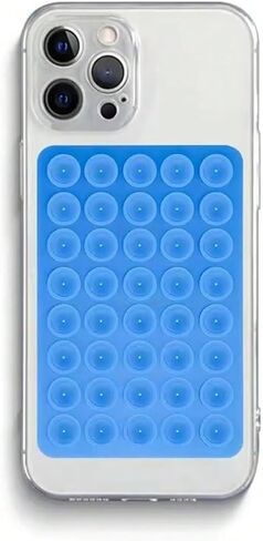 Silicone Suction Cups for Cell Phone Case Adhesive Holding Durable and Easy to Use (Blue) in Saudi Arabia