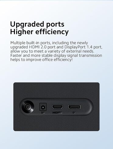 Xiaomi A27i 27 inch Monitor, 100Hz high Refresh Rate, IPS Hard Screen, 7.5mm Ultra-Slim Body, 1080p FHD Resolution, ∆Е<2 Factory Color Calibration for Each Screen, DP 1.4 Supported and Easy mounting in Kuwait