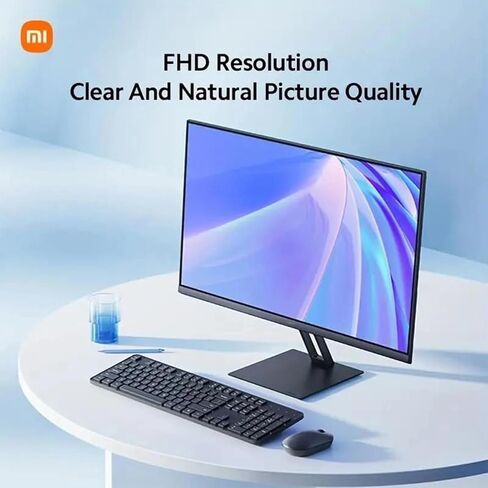 Xiaomi A27i 27 inch Monitor, 100Hz high Refresh Rate, IPS Hard Screen, 7.5mm Ultra-Slim Body, 1080p FHD Resolution, ∆Е<2 Factory Color Calibration for Each Screen, DP 1.4 Supported and Easy mounting in Kuwait