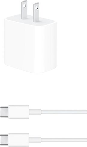 Fast 20W USB-C Wall Charger with 3ft USB-C to USB-C Cable in Saudi Arabia