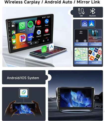 [8 CORE 6G+128G] راديو سيارة مطور Android 13 لسيارة Toyota Tundra 2007-2013 Toyota Sequoia 2008-2018 مع تشغيل لاسلكي، شاشة لمس 10.1 بوصة مع بلوتوث، GPS، WiFi، DSP+ كاميرا احتياطية in Saudi Arabia