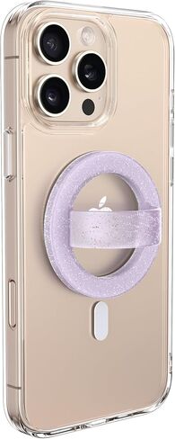 Miracase Magnetic Phone Grip,Compatible with Magsafe,Lightweight Design(0.97 OZ),Soft Silicone Material,for iPhone 16/15/14/13/12 Series(Blink Pink) in Kuwait