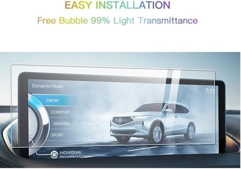Screen Protector Compatible With 2020-2025 RDX,Anti-Explosion & Scratch,HD Clear,SSSKY Premium Navigation Accessories Comaptible With Acura RDX（10.2inch） in Kuwait