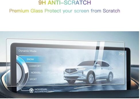 Screen Protector Compatible With 2020-2025 RDX,Anti-Explosion & Scratch,HD Clear,SSSKY Premium Navigation Accessories Comaptible With Acura RDX（10.2inch） in Kuwait