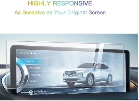 Screen Protector Compatible With 2020-2025 RDX,Anti-Explosion & Scratch,HD Clear,SSSKY Premium Navigation Accessories Comaptible With Acura RDX（10.2inch） in Kuwait