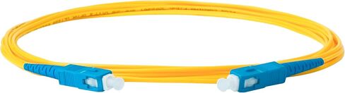 SpeedyFiberTX 6-Pack 1.5 Meter SC/UPC to SC/UPC 3.0mm Simplex Yellow Riser OFNR Fiber Patch Cable, Corning SMF-28 Singlemode 9/125um OS1/OS2 Compatible Ultra Optical Fiber in Saudi Arabia