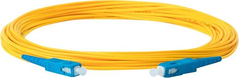 SpeedyFiberTX 6-Pack 1.5 Meter SC/UPC to SC/UPC 3.0mm Simplex Yellow Riser OFNR Fiber Patch Cable, Corning SMF-28 Singlemode 9/125um OS1/OS2 Compatible Ultra Optical Fiber in Saudi Arabia