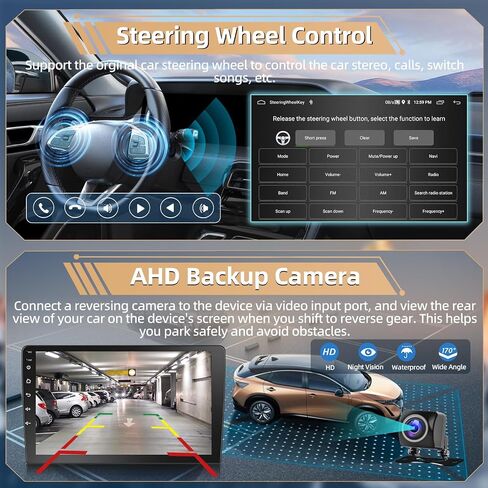 راديو ستيريو للسيارة Podofo لسيارة Honda Insight 2009 2010 2011 2012 2013 2014 9 بوصة شاشة تعمل باللمس صوت بلوتوث مع نظام تحديد المواقع والملاحة مرآة رابط WiFi FM/RDS EQ كاميرا احتياطية MIC in Saudi Arabia