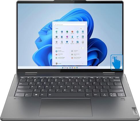 Lenovo Yoga 7i School & Business 2-in-1 Laptop (Intel Ultra 5-125U 12-Core, 16GB LPDDR5X 7466MHz RAM, 512GB SSD, Intel Graphics, 14.0" 60 Hz Touch Wide UXGA (1920x1200), Fingerprint, Win 11 Home) in Saudi Arabia
