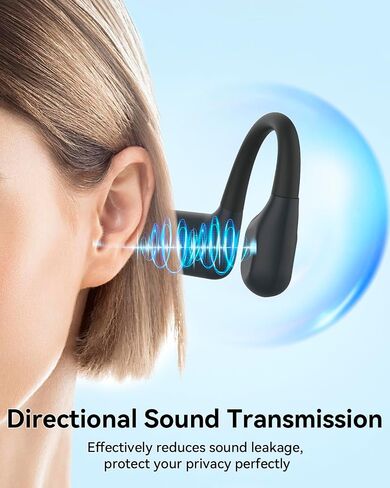 MONODEAL Swimming Headphones-IP68 Waterproof Headphones for Swimming,Open Ear Bluetooth 5.4 Swimming Headphones Underwater with 32GB Memory Card,Sports Headphones for Swimming,Running in Kuwait