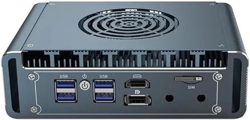 Micro Firewall Appliance, 4 i226-V 2.5Gbe LAN Ports, Fanless Mini PC Celeron N5105 Quad Core, DDR4 1*M.2 Support AES-NI Barebone Router PC VPN,HDMI DP USB3.0 RAM (DDR4) SSD(M.2 NvmE) (NO RAM NO SSD) in Saudi Arabia