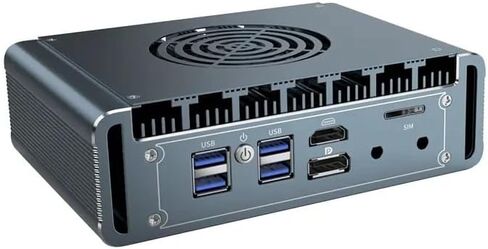 Micro Firewall Appliance, 4 i226-V 2.5Gbe LAN Ports, Fanless Mini PC Celeron N5105 Quad Core, DDR4 1*M.2 Support AES-NI Barebone Router PC VPN,HDMI DP USB3.0 RAM (DDR4) SSD(M.2 NvmE) (NO RAM NO SSD) in Saudi Arabia