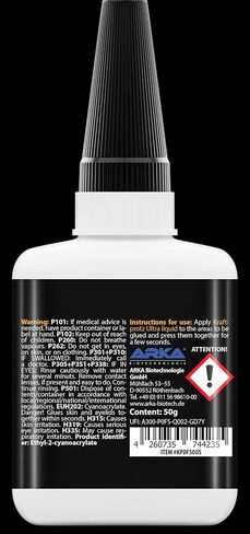 1.76 فلوريدا أوقية. Superglue Extra Strong - صمغ فائق سائل متضمن. طرف مضاد للجفاف - KRAFTPROTZ - قابل للاستخدام عالميًا لربط البلاستيك والمواد الاصطناعية والزجاج والخشب والحجر in Kuwait