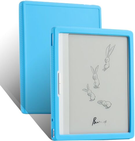 Fro Soft Silicon Back Shell for Onyx Boox Leaf 3 2 Case Leaf3 Leaf2 7" eBook Slim Protective Cover for Boox Page Galileo 2023 Funda boox Go Color 7 (Blue) in Saudi Arabia
