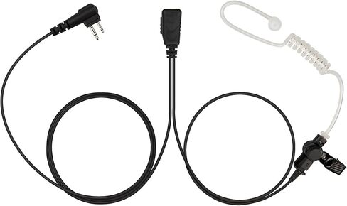 BCT15-M1 Earpiece w/Mic Compatible with Motorola CP200D CP100D R2 DEP450 BPR40D CP200 CP185 BPR40 Yaesu FT-65 FT-25 FT-4X/V in Saudi Arabia