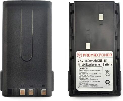 PROMAXPOWER 1800mAh Ni-Mh Battery for Kenwood Radios KNB-14, KNB-15, KNB-20, TK-270, TK-3102, TK-3107, TK-372 in Saudi Arabia