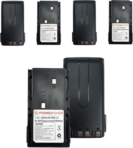 PROMAXPOWER 1800mAh Ni-Mh Battery for Kenwood Radios KNB-14, KNB-15, KNB-20, TK-270, TK-3102, TK-3107, TK-372 in Saudi Arabia