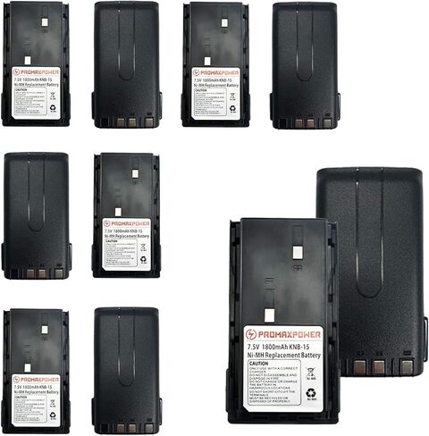PROMAXPOWER 1800mAh Ni-Mh Battery for Kenwood Radios KNB-14, KNB-15, KNB-20, TK-270, TK-3102, TK-3107, TK-372 in Saudi Arabia