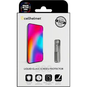 cellhelmet Liquid Glass Wipe On Extreme Glass Protection | Scratch & Shatter Protection | Universal Glass Screen Protector for Phones, and Smart Watches | $300 Repair Proection Guarantee