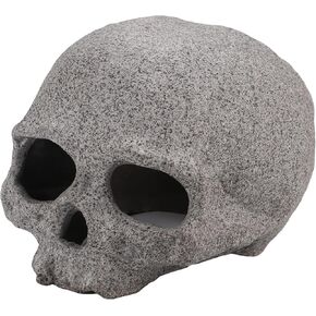 Aquarium Decoration - Aquarium Stone Hideaway Ornament Cichlid Shrimp Breeding Hiding Skull Cave