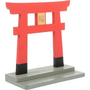 ifundom Japanese Torii Gate Miniature Shrine Fairy Gardens Decor Landscape Ornament for Aquarium Fish Tank Decor, C