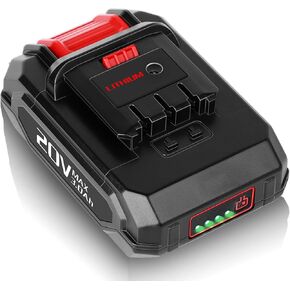 TenHutt 【Upgrade】 2 Pack 3000mAh Replacement Battery for KIMO 20V Lithium Battery for KIMO 20V Cordless Blower Wrench Nailer Drill…