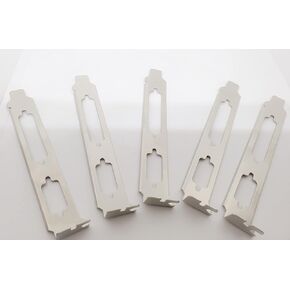 Pc Accessories - Connectors Pro Mounting Bracket - Stanless Steel Metal DB9 DB25 L-Bracket 9/25 Slot Cover 10-Pack