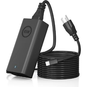 65W USB C Laptop Charger for Dell Latitude 3000 5000 7000 Series USB C Laptop,XPS 13 Chromebook 3100 3400 Adapter Power