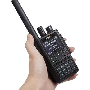 Digital Two Way Radio Walkie Talkies Handheld DMR Radios Satellite GPS Long Range 4000mAh Battery KSUN DM10