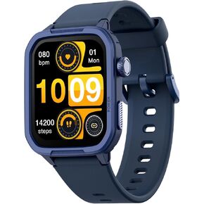 Smart Watch for Kids, Kids Fitness Tracker Smartwatch for Boys Girls Teens Gifts, Sleep Monitor Step Counter Pedometer DIY Watch Face Touch Screen