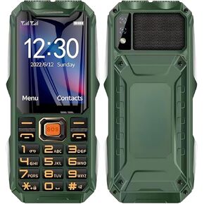 Yoidesu 2G Unlocked Phone Multifunctional Dual SIM Cell Phone Big 16800mAh Battery Retro Phone for Seniors (Black)