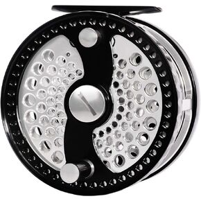 Classic Fly Fishing Reel 5/7WT CNC Machined Aluminum Large Arbor Disc Drag System Salmon Fishing
