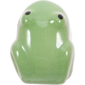 Toddmomy Aquarium Ceramic Floating Frog, Artificial Fish Tank Frog Porcelain Water Animal Figurines Realistic Underwater Frog Statue Garden Pond Ornaments