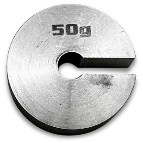 EISCO Slotted Mass Spare- Stainless Steel, 50g