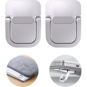 2 pcs Foldable Laptop Stand, Portable Keyboard Riser for Desk, Keyboard Stand for Desktop, Laptop Accessories, Laptop Cooling Stand, Ergonomic Keyboard pad (Silver)