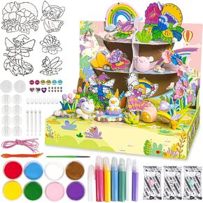 SMILESSKIDDO Clay Kit Arts and Crafts for Kids Ages 8-12, DIY Air Dry Clay Set Christmas Gift for Girls and Boys, Art Kits Pencil Case and Pen Holder Birthday for Children Age 6-12