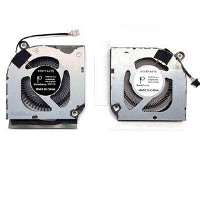 BestParts New CPU+GPU Cooling Fan Replacement for ACER Predator Helios 300 (PH315-54),P/N: 23.QC2N2.001, 23.QB9N2.001 (GPU Fan-5th Gen All-Metal AeroBlade 3D Fan, CPU Fan-ABS Fan)