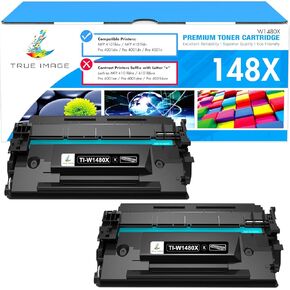148X 148A Toner Cartridge Black High Yield Compatible Replacement for HP 148X 148A W1480X W1480A for HP Laserjet Pro 4001dw 4001dn 4001n MFP 4101fdw 4101fdn Printer Ink (2 Pack)