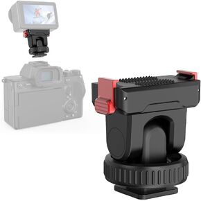 CAPART Magnetic Quick-Release Mount with Cold Shoe for DJI OSMO Action 5 Pro, Action 4, Action 3, Cold Shoe Mount Base with 1/4" Thread for Tripod, DSL Camera, Handheld Gimbal Stabilizer