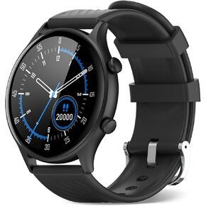 Android Smart Watches for Men, Fitness Tracker with Calling (Answer/Make Call) 1.4" Touchscreen Smartwatch for Android iOS Pedometer Step Calories Tracker for Women Men, Black