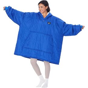 Catalonia Outdoor Windproof Wearable Stadium Blanket, Oversized Waterproof Wearable Blanket Poncho