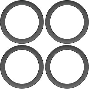 eSamcore for Magsafe Rings [0.4mm], 4 PCS Metal Ring Sticker for Magsafe Magnetic Wireless Charging [Diameter: 57mm] Compatible with All Non-MagSafe Cell Phones