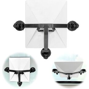 Portable and Foldable Starlink Mini Sunroof Suction Cup Mount, Car Windows and Sunroofs Starlink Mini Holder with Strong Suction(Black)